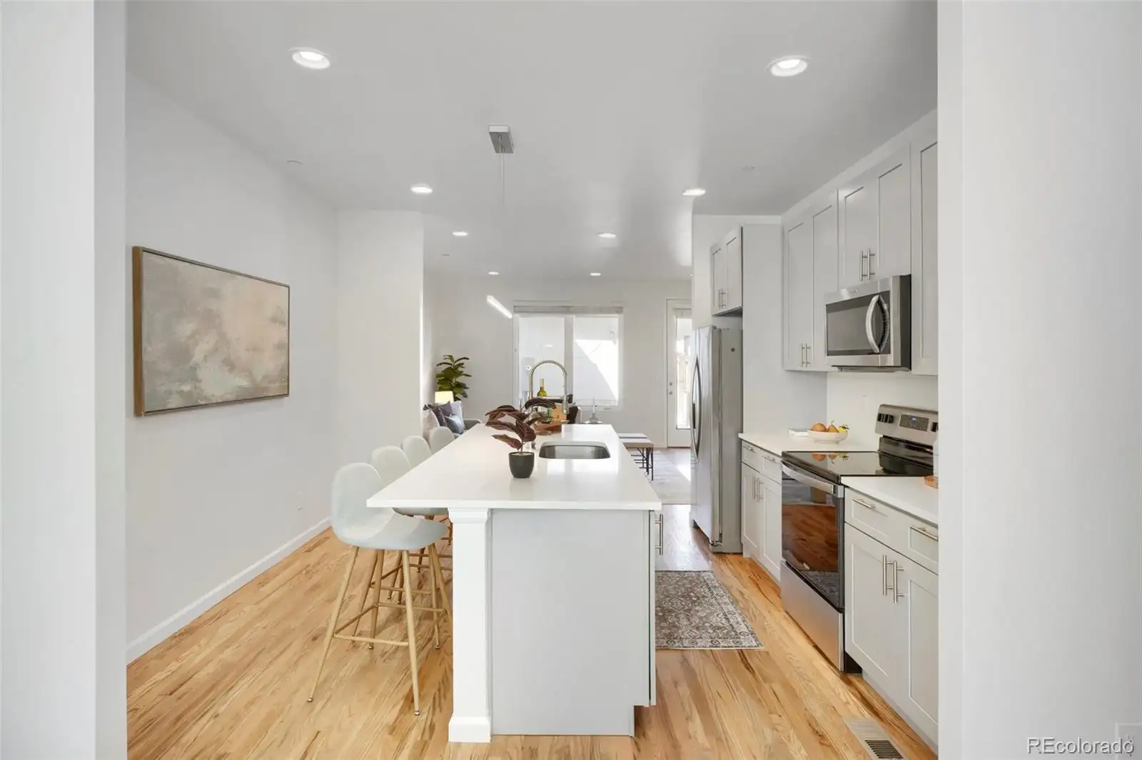 Kitchen and dining area