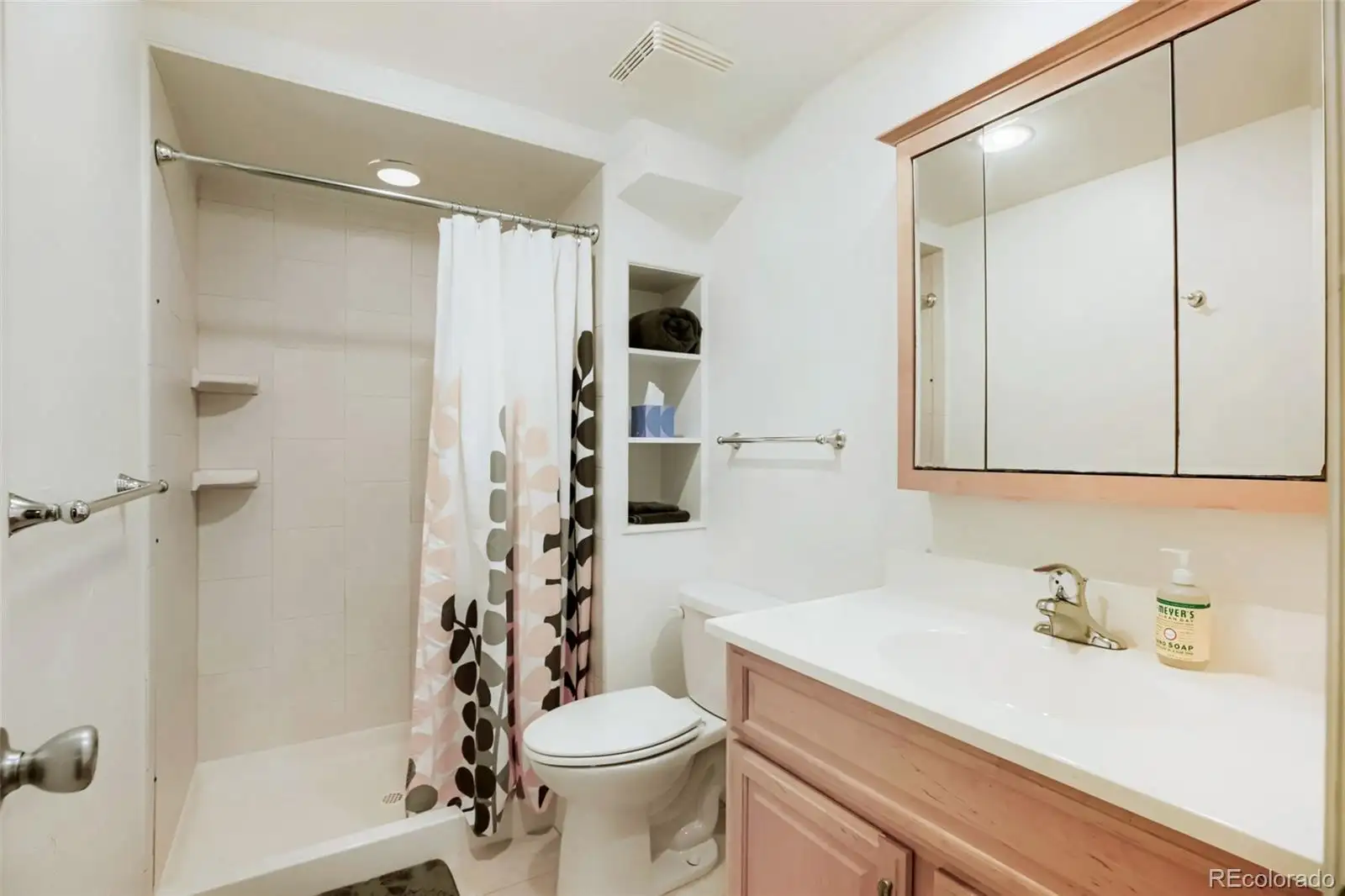 Basement bathroom with shower