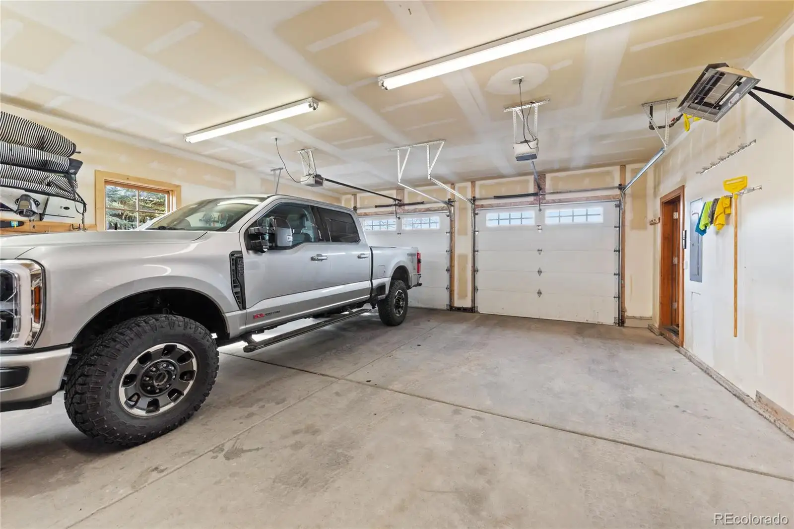 Attached garage interior